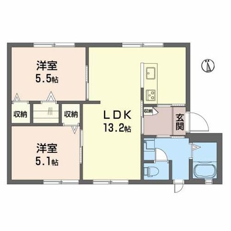 サンシャイン針田の物件間取画像